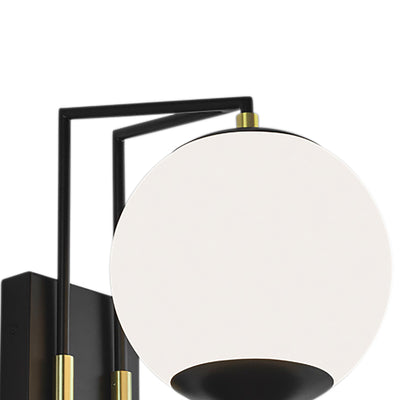 Cosmos 18.5'' High Integrated LED Outdoor Sconce - Matte Black Satin Brass