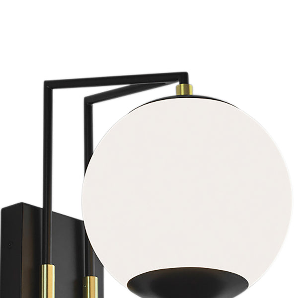 Cosmos 18.5'' High Integrated LED Outdoor Sconce - Matte Black Satin Brass