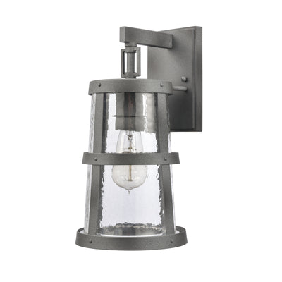 Dakota 14'' High 1-Light Outdoor Sconce - Distressed Zinc