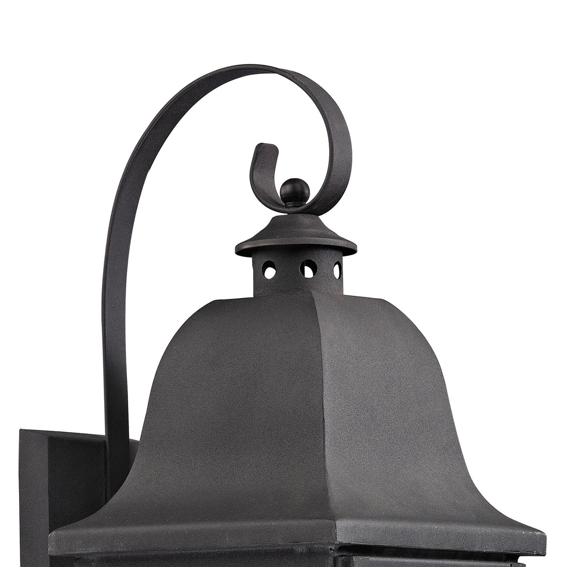 Forged Brookridge 30'' High 3-Light Outdoor Sconce - Charcoal