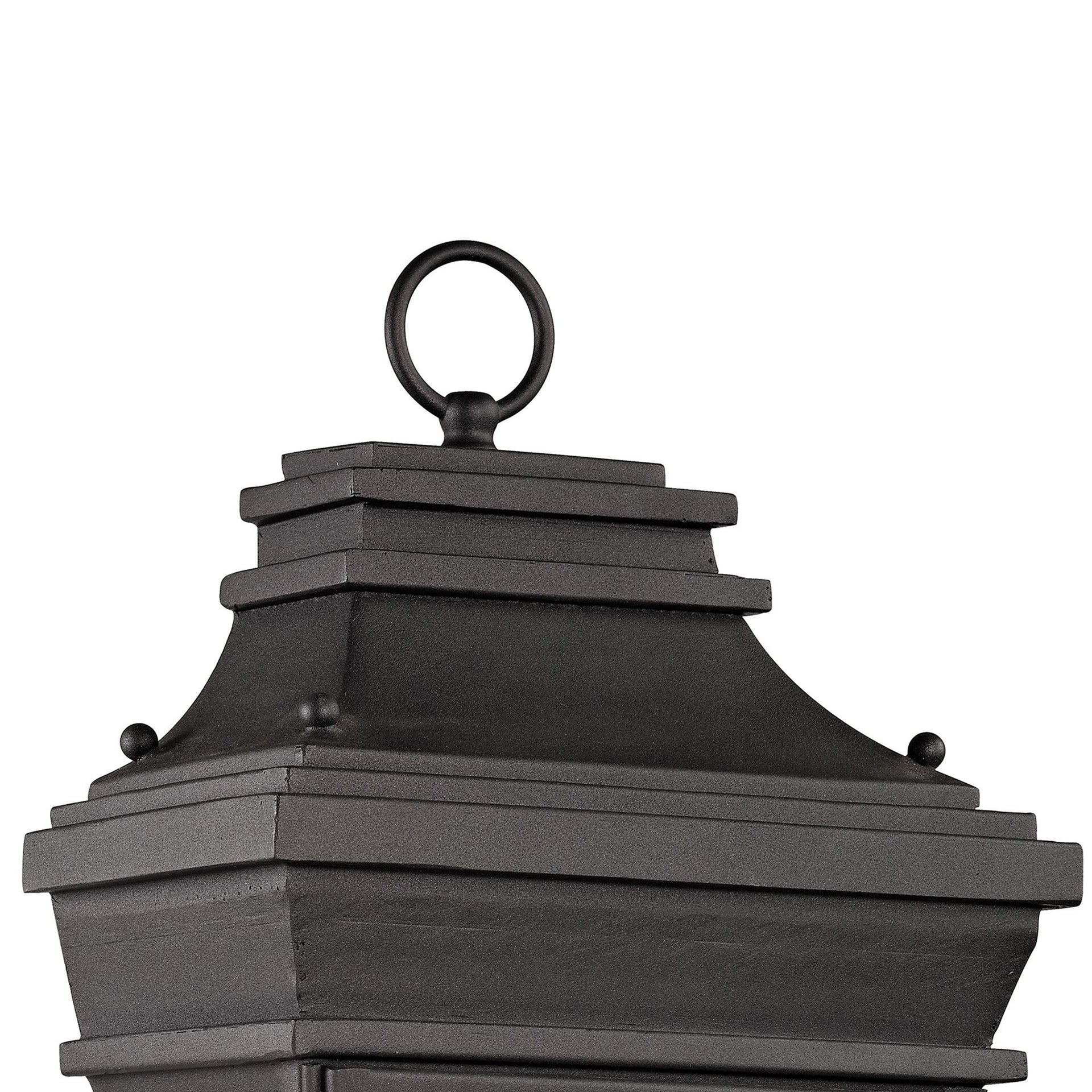 Forged Provincial 18'' High 2-Light Outdoor Sconce - Charcoal