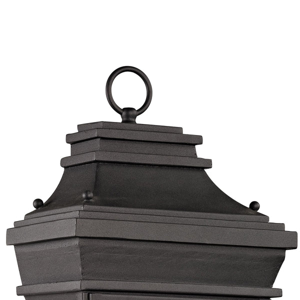 Forged Provincial 18'' High 2-Light Outdoor Sconce - Charcoal