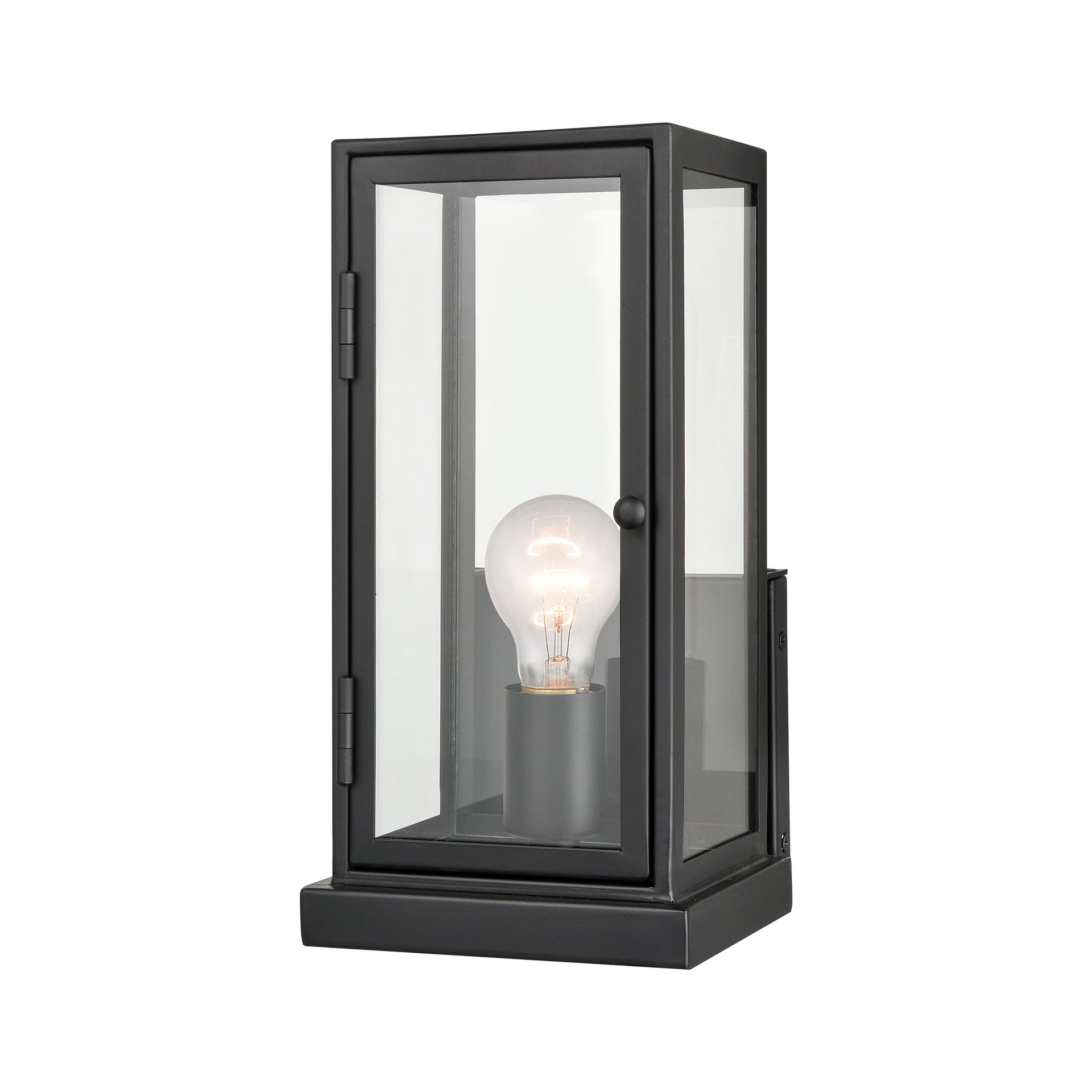 Foundation 12'' High 1-Light Outdoor Sconce - Matte Black
