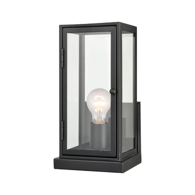 Foundation 12'' High 1-Light Outdoor Sconce - Matte Black