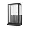 Foundation 15'' High 2-Light Outdoor Sconce - Matte Black