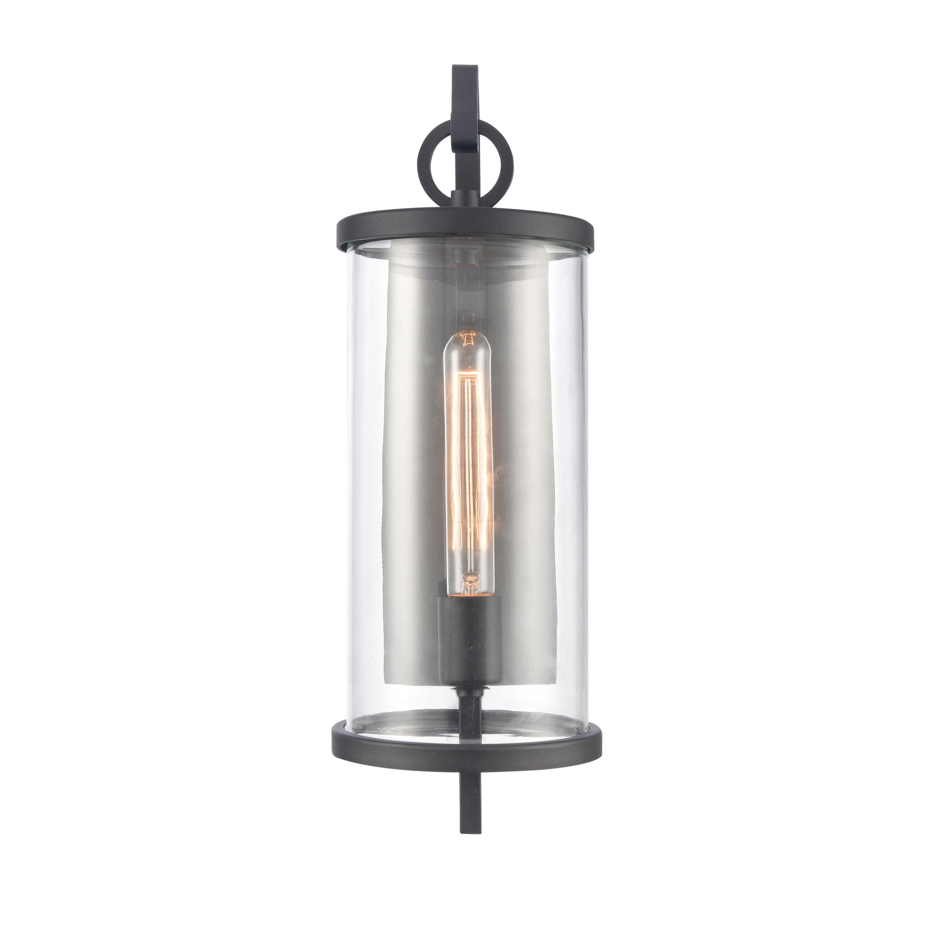 Hopkins 18'' High 1-Light Outdoor Sconce - Charcoal Black