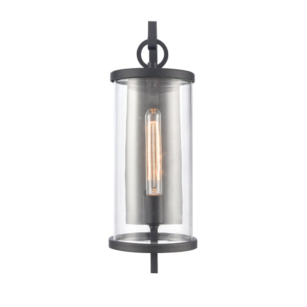 Hopkins 18'' High 1-Light Outdoor Sconce - Charcoal Black