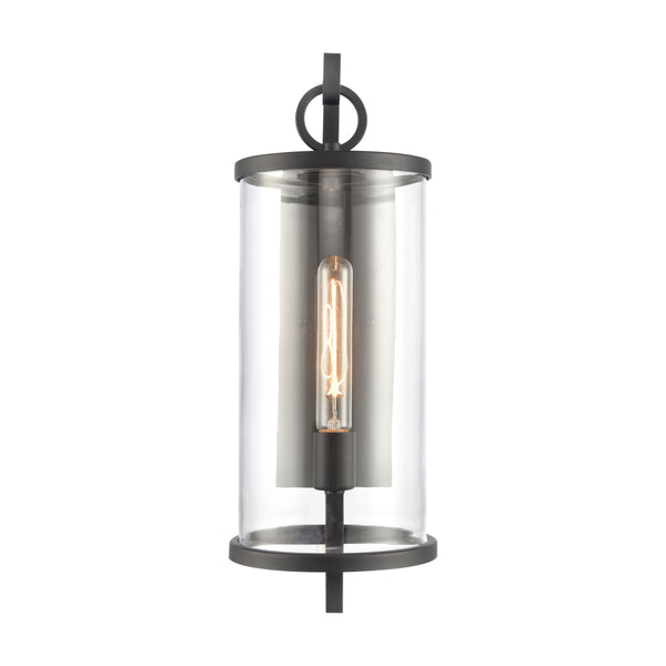 Hopkins 20.25'' High 1-Light Outdoor Sconce - Charcoal Black