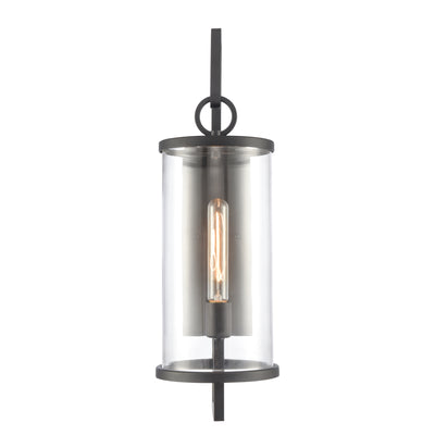 Hopkins 24'' High 1-Light Outdoor Sconce - Charcoal Black