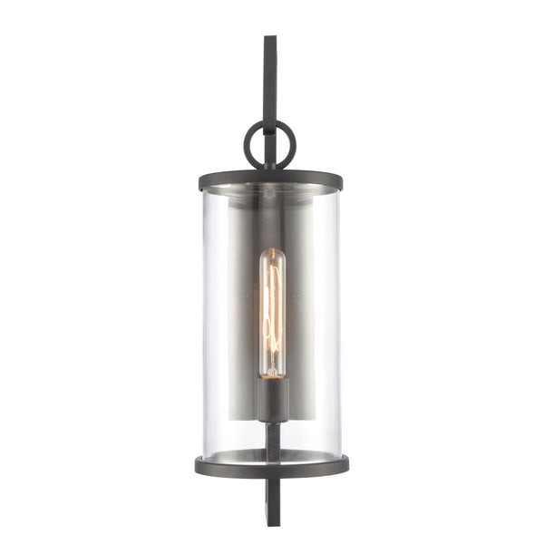 Hopkins 24'' High 1-Light Outdoor Sconce - Charcoal Black
