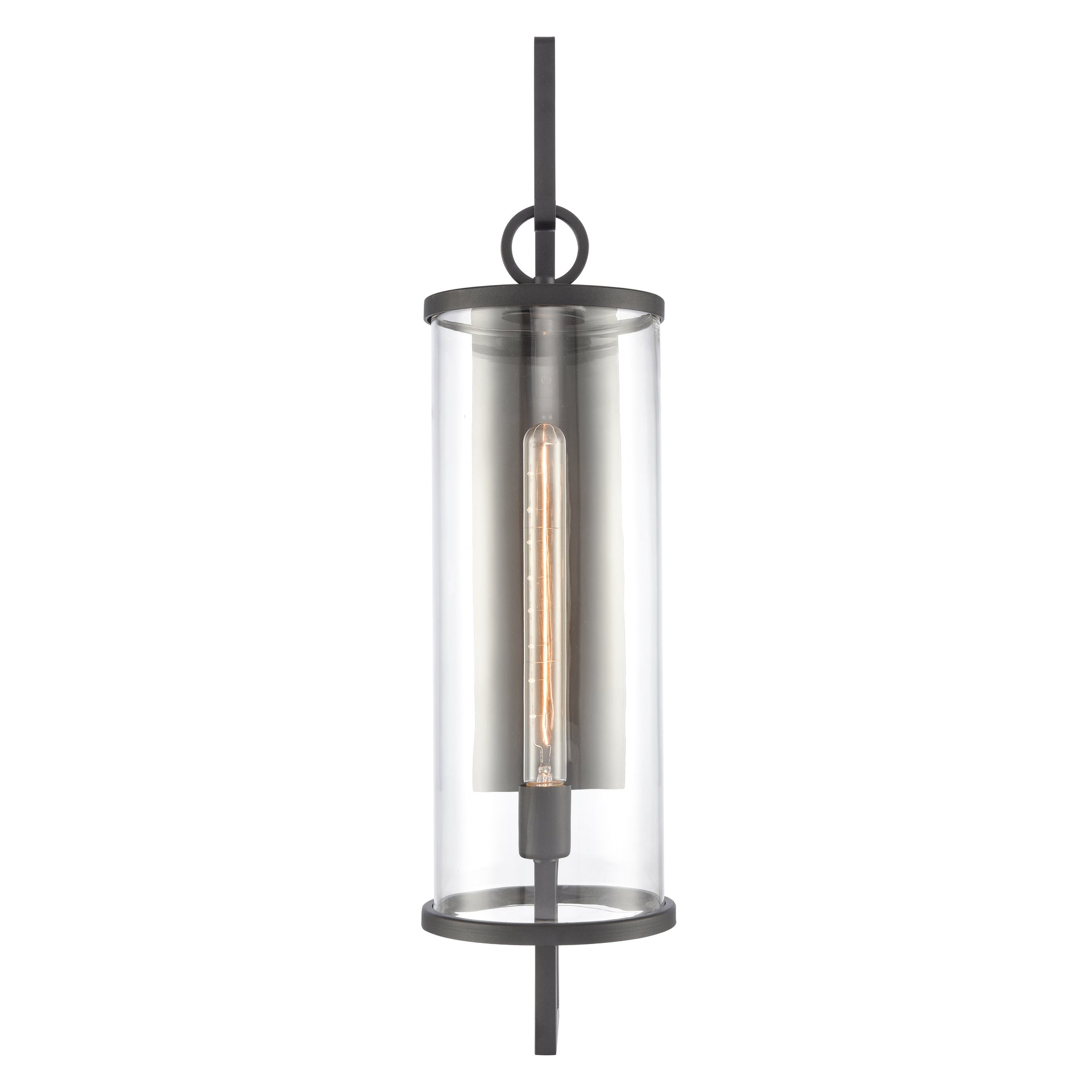 Hopkins 30'' High 1-Light Outdoor Sconce - Charcoal Black