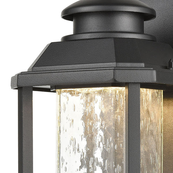 Irvine 10'' High 1-Light Outdoor Sconce - Matte Black
