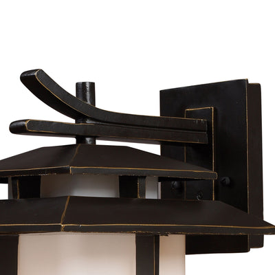 Kanso 13'' High 1-Light Outdoor Sconce - Aged Bronze