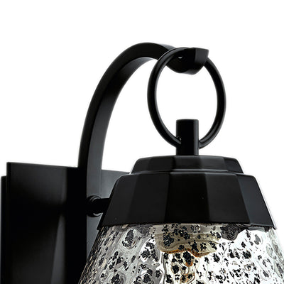 Lyrids 14'' High 1-Light Outdoor Sconce - Matte Black