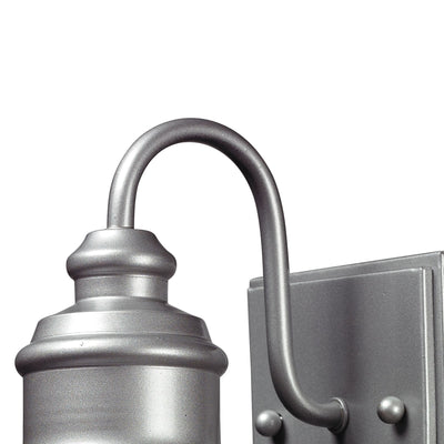 Marina 8'' High 1-Light Outdoor Sconce - Matte Silver