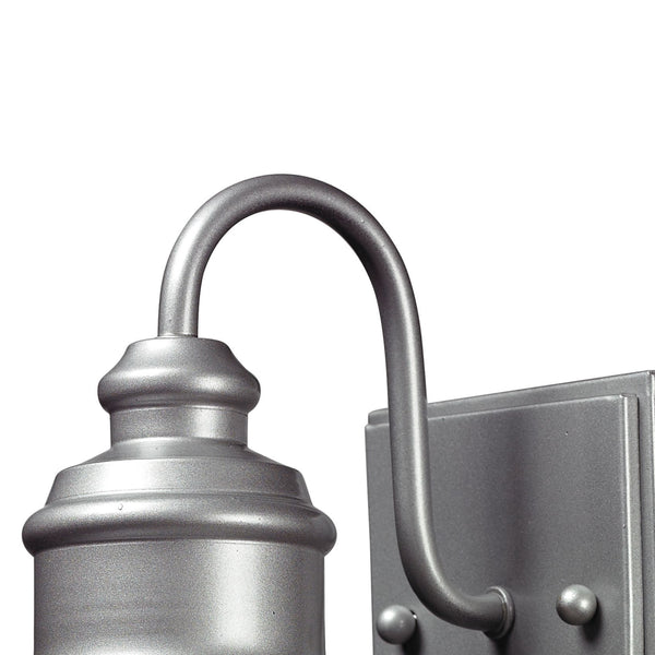 Marina 8'' High 1-Light Outdoor Sconce - Matte Silver