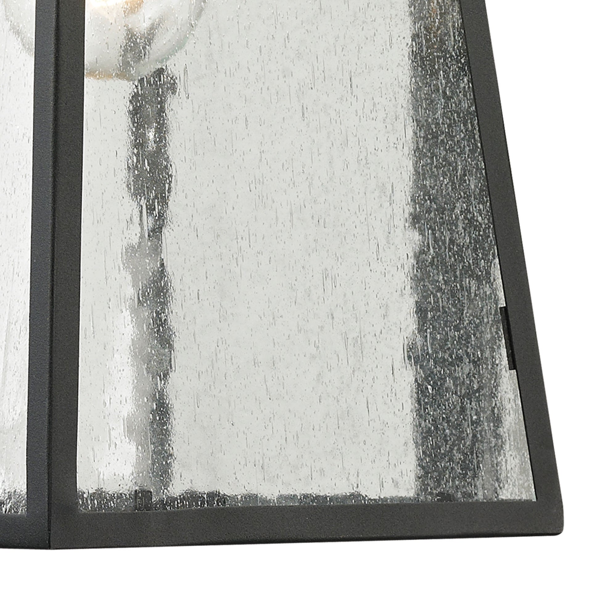 Meditterano 16'' High 1-Light Outdoor Sconce - Matte Black