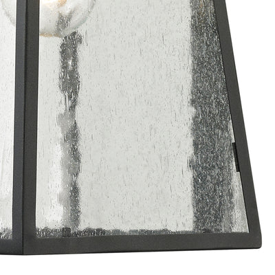 Meditterano 16'' High 1-Light Outdoor Sconce - Matte Black