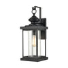 Minersville 21'' High 1-Light Outdoor Sconce - Matte Black