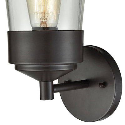 Mullen Gate 11'' High 1-Light Outdoor Sconce - Oil Rubbed Bronze
