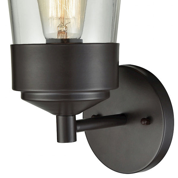 Mullen Gate 11'' High 1-Light Outdoor Sconce - Oil Rubbed Bronze