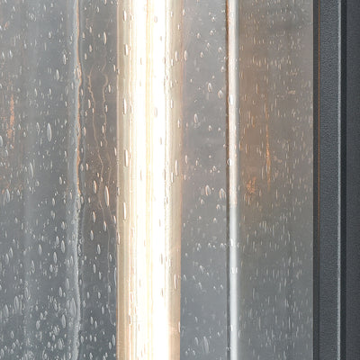 Overton 17'' High 1-Light Outdoor Sconce - Matte Black