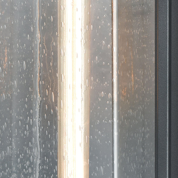 Overton 17'' High 1-Light Outdoor Sconce - Matte Black