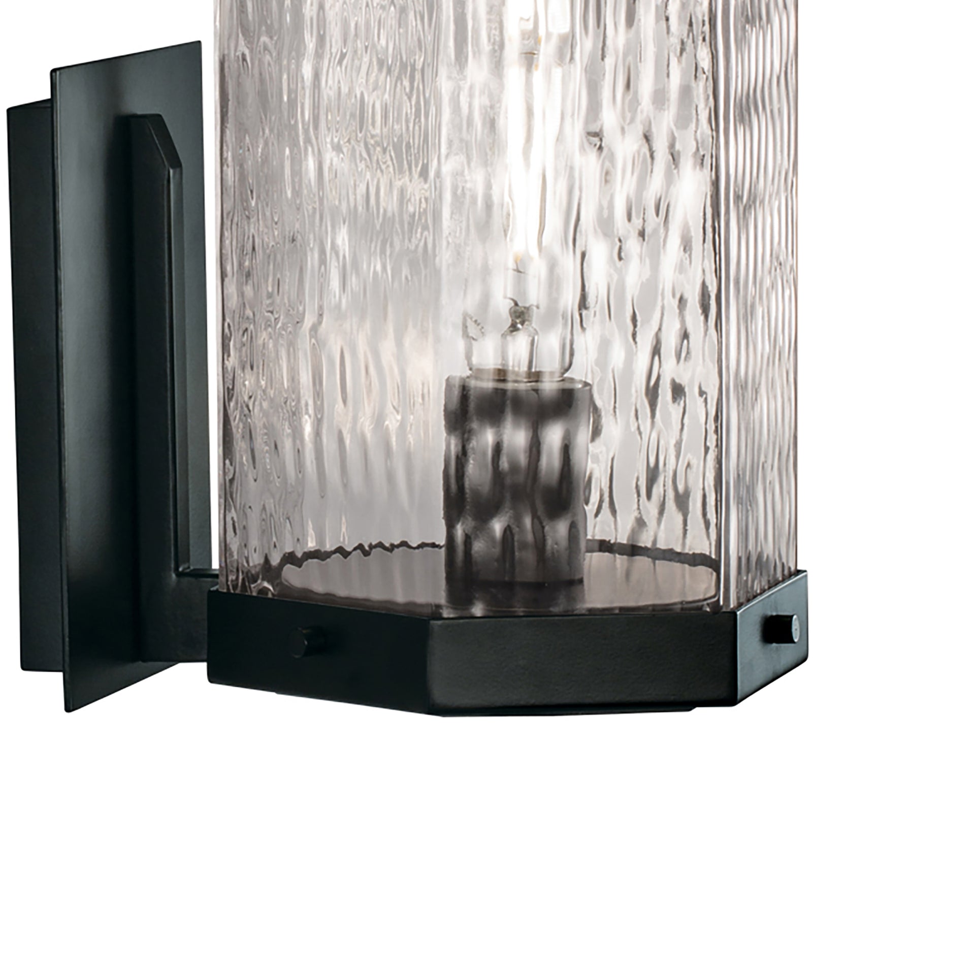Polygon 12.63'' High 1-Light Outdoor Sconce - Matte Black