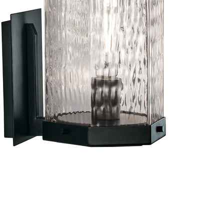 Polygon 12.63'' High 1-Light Outdoor Sconce - Matte Black