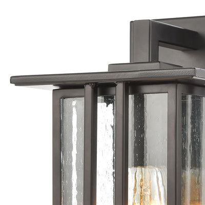 Radnor 10'' High 1-Light Outdoor Sconce - Matte Black