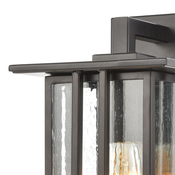 Radnor 10'' High 1-Light Outdoor Sconce - Matte Black