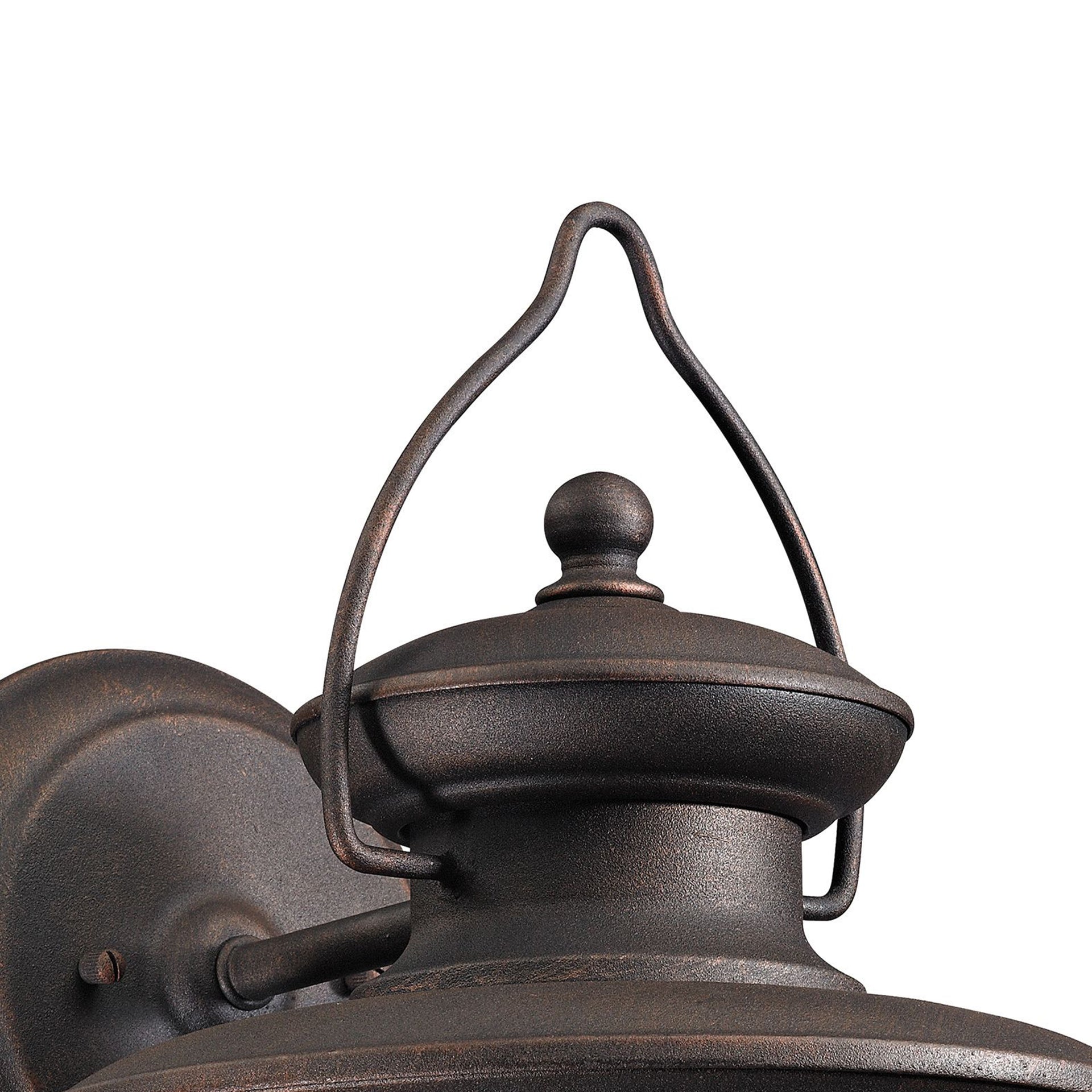 Village Lantern 18'' High 1-Light Outdoor Sconce - Weathered Charcoal