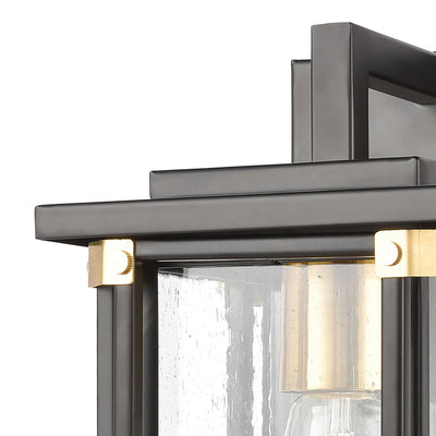 Vincentown 11'' High 1-Light Outdoor Sconce - Matte Black