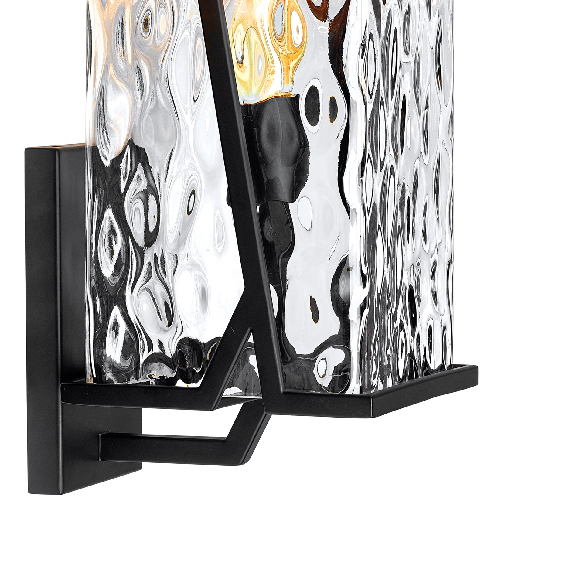 Waterfall 18'' High 1-Light Outdoor Sconce - Matte Black