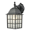 Whitby 12'' High 1-Light Outdoor Sconce - Satin Black