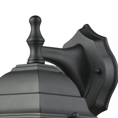 Whitby 12'' High 1-Light Outdoor Sconce - Satin Black