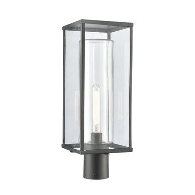 Augusta 19.75'' High 1-Light Outdoor Post Light - Matte Black
