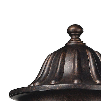 Glendale 17'' High 1-Light Outdoor Post Light - Regal Bronze