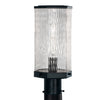 Polygon 12.63'' High 1-Light Outdoor Post Light - Matte Black