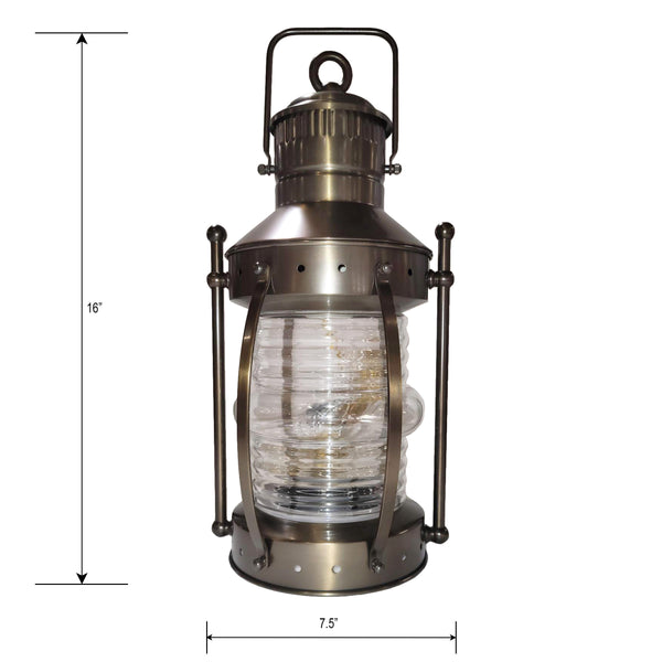 Mariner 16'' High Outdoor Wall Light - Brass