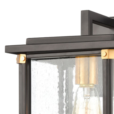 Vincentown 14'' High 1-Light Outdoor Sconce - Matte Black
