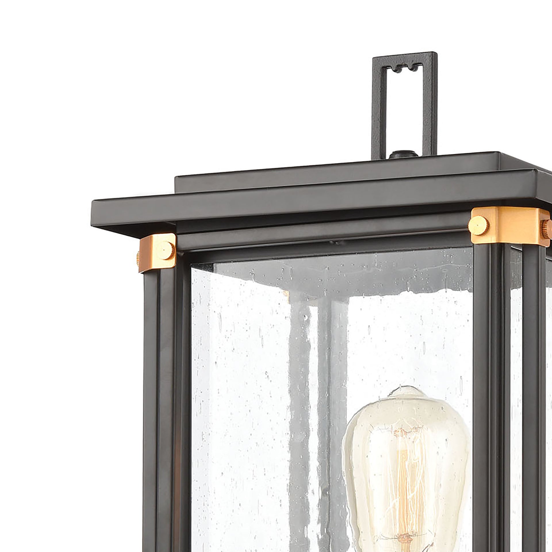Vincentown 17'' High 1-Light Outdoor Post Light - Matte Black