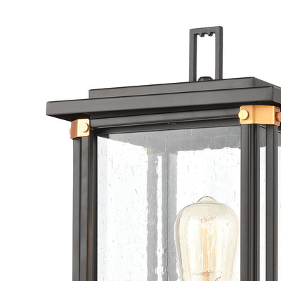 Vincentown 17'' High 1-Light Outdoor Post Light - Matte Black