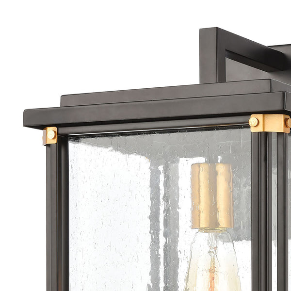 Vincentown 18'' High 1-Light Outdoor Sconce - Matte Black