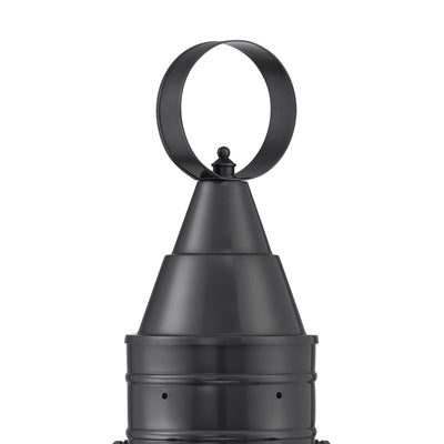 Classic Onion 17.5'' High 1-Light Outdoor Post Light - Gun Metal