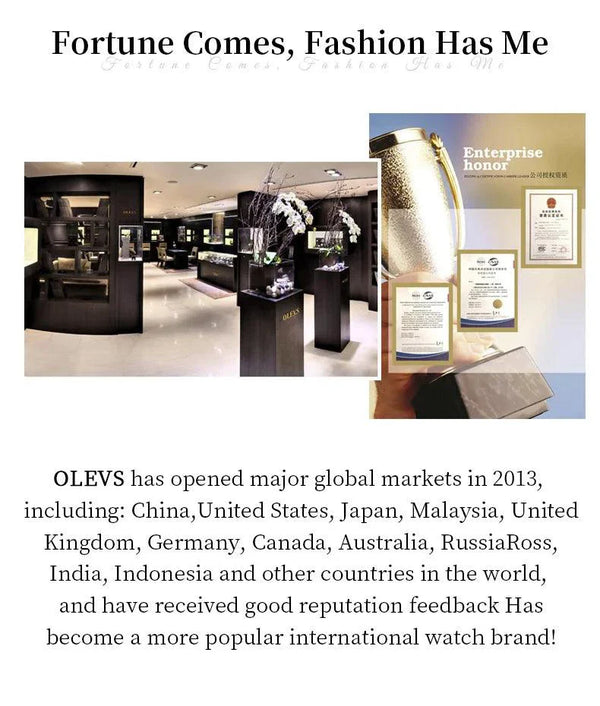 OLEVS Lxuxry Brand Gold Men's Watches Full Skeleton Stainless steel Chronograph Wristwatch Waterproof Luminous Quartz Watch Men