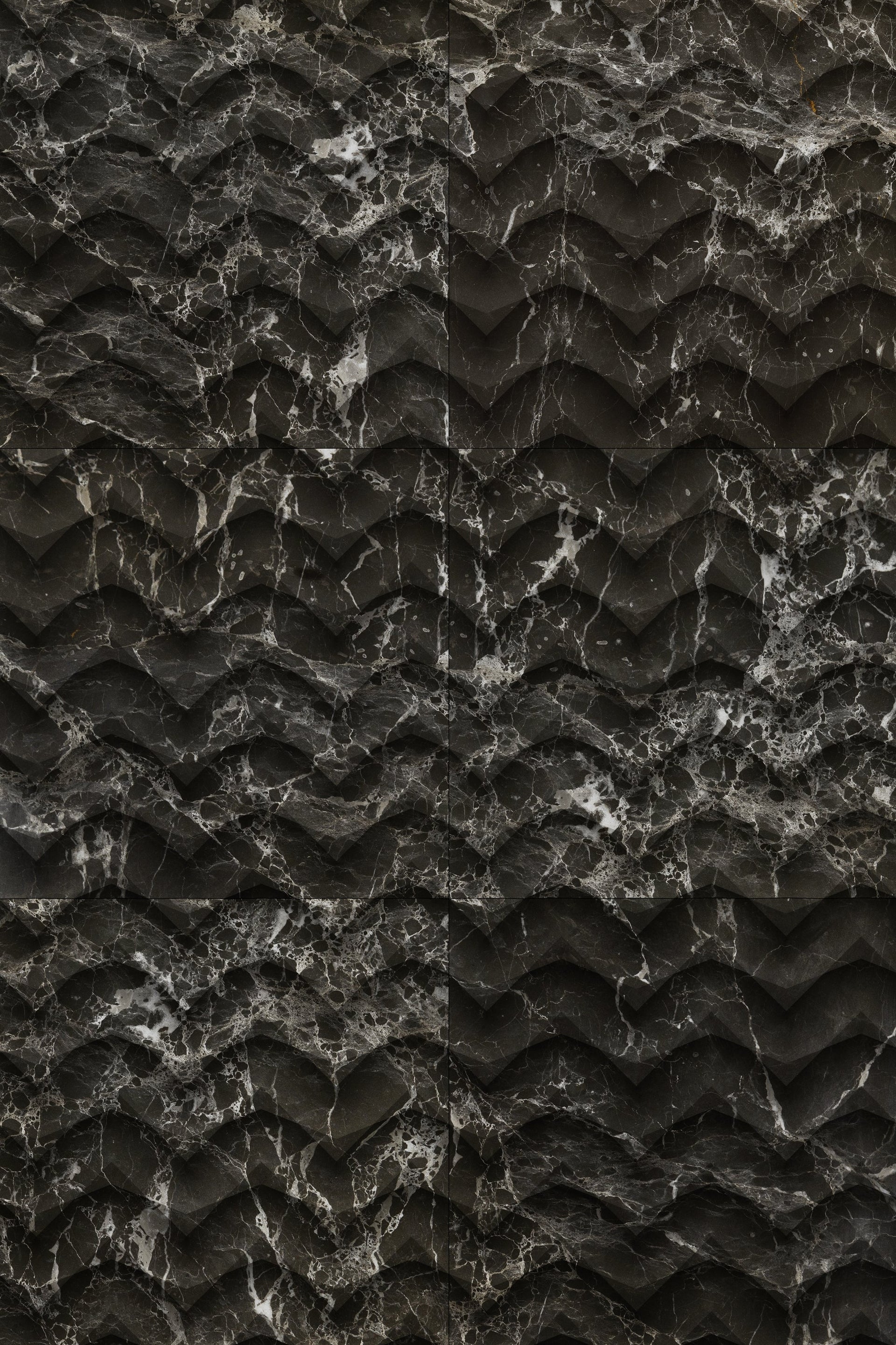 Olive Avantgarde Marble Field Dimensional Stone SILIS Wall Tile - Livfloors Collection