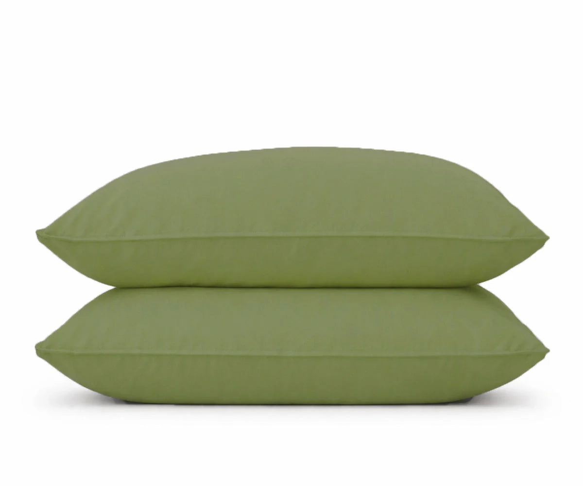 Cotton Linen Pillowcase Set of 2