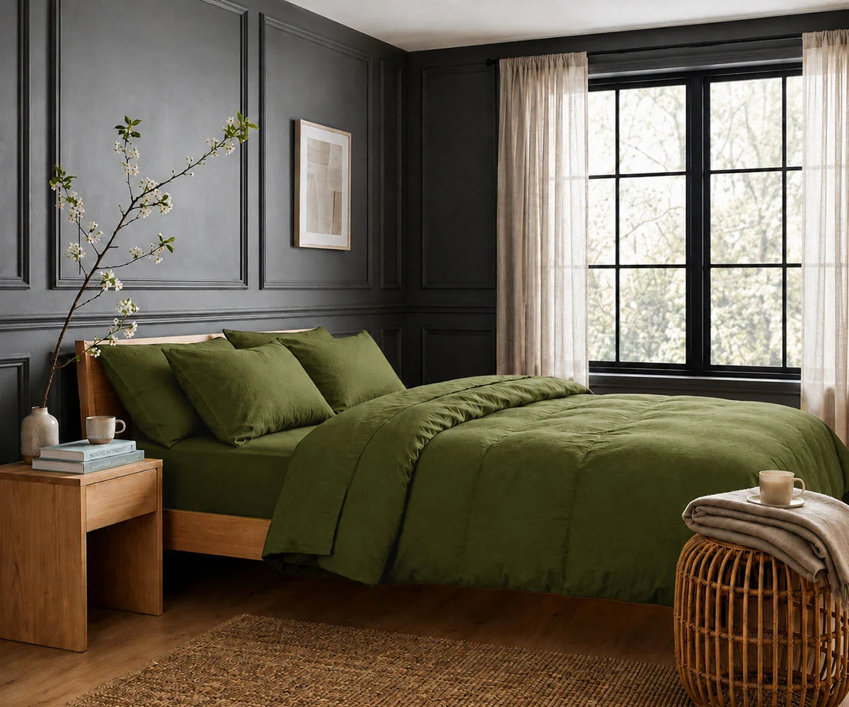 European Linen Duvet Cover Set