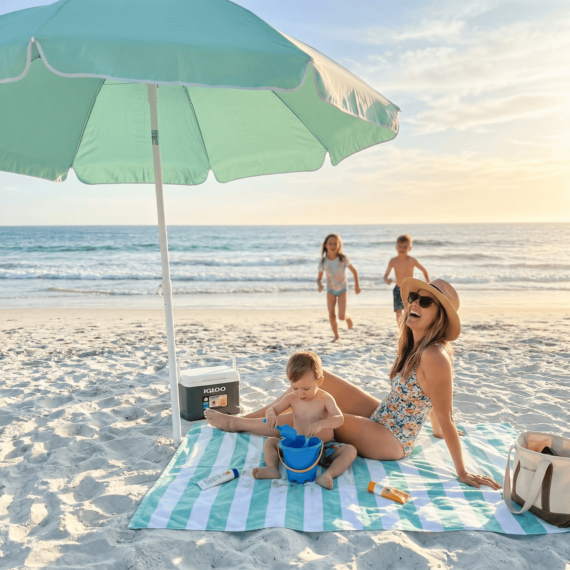 The Coastline Beach Towel
